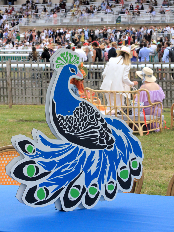 Le paon de la table de Diane -  prix de diane longines 2025