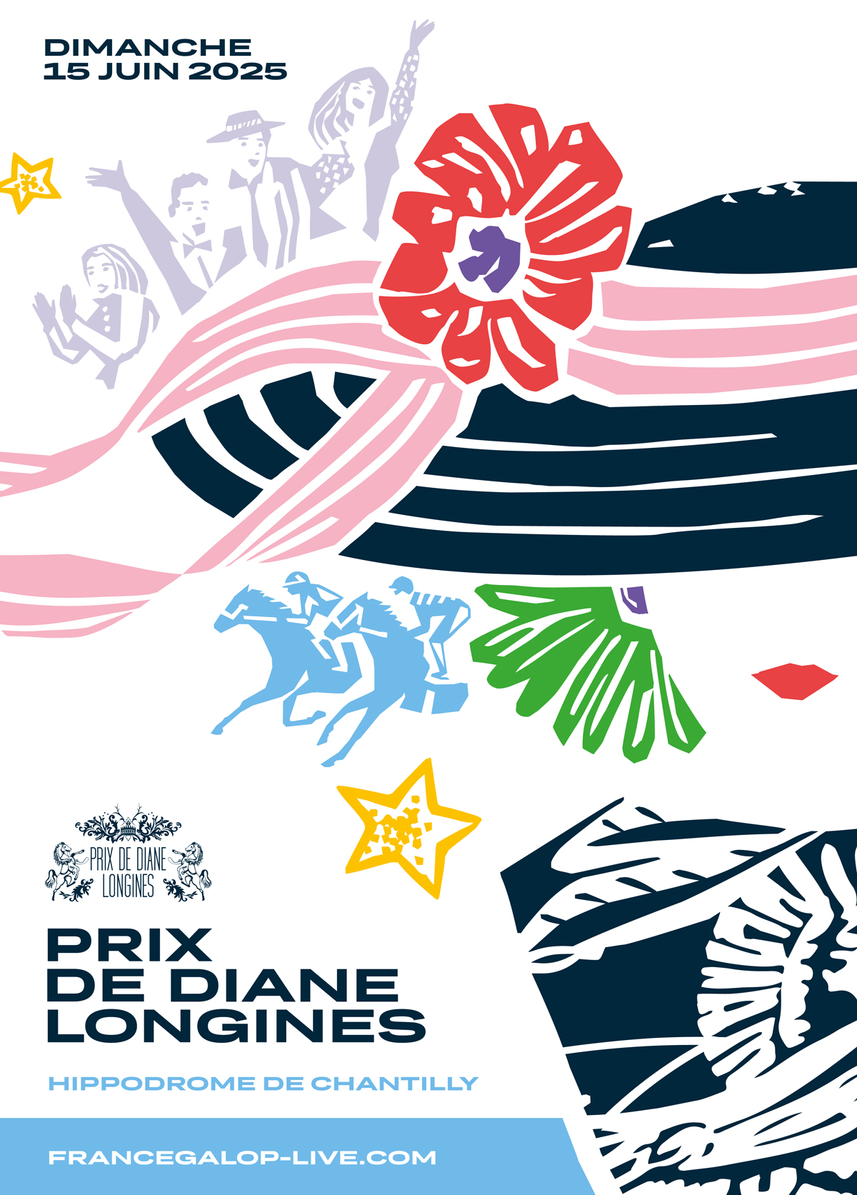 Affiche Key Visual prix de diane longines 2025